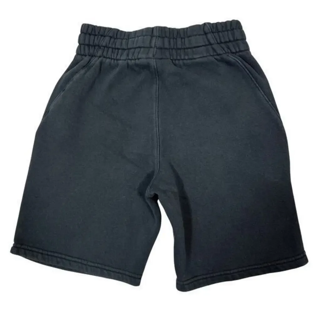 Nike Rayguns Fleece Shorts‎ Boys XS Black Orange Yellow Sequins Spellout Summer